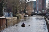 Roeier op de A Museumbrug 2013