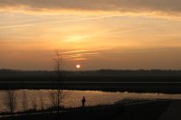 zonsopkomst Kooilanden Dokkum (1 dec '05) 