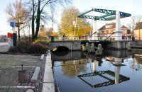 als een spiegel Woudpoortsbrug Dokkum (15 nov '12) 