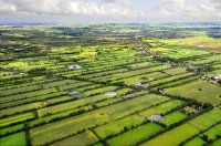 Pingo's De Wetze Twijzel Zandbulten, boven vlnr Veenklooster, Kollum, Buitenpost (15 sep '12) 