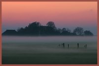 grondmist bij avond, Wetsens (21 april '09) 