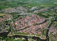 45. Dokkum Centrum vanuit zuid-westen Aalsum (26 mei '17) 